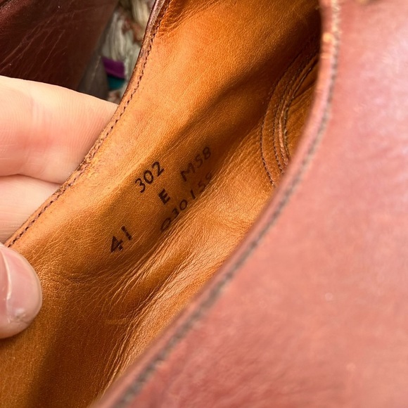 Brooks Brothers Classic Brown Leather Shoes made in England - Picture 4 of 7